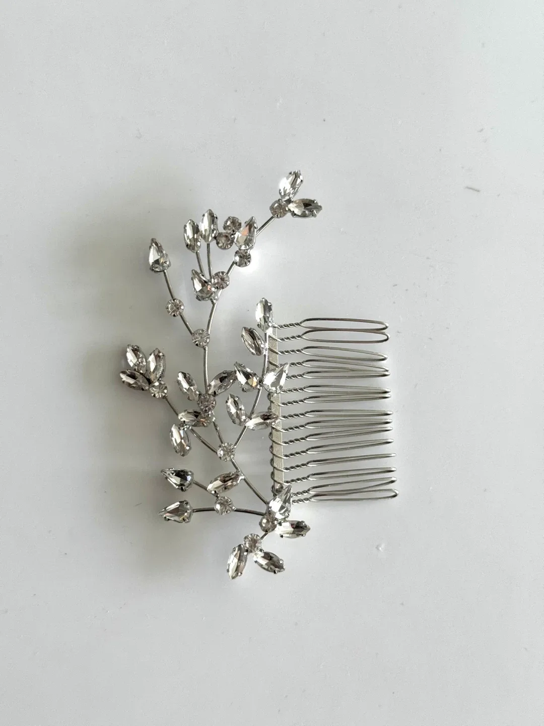 Crystal Floral Hair Comb thumbnail