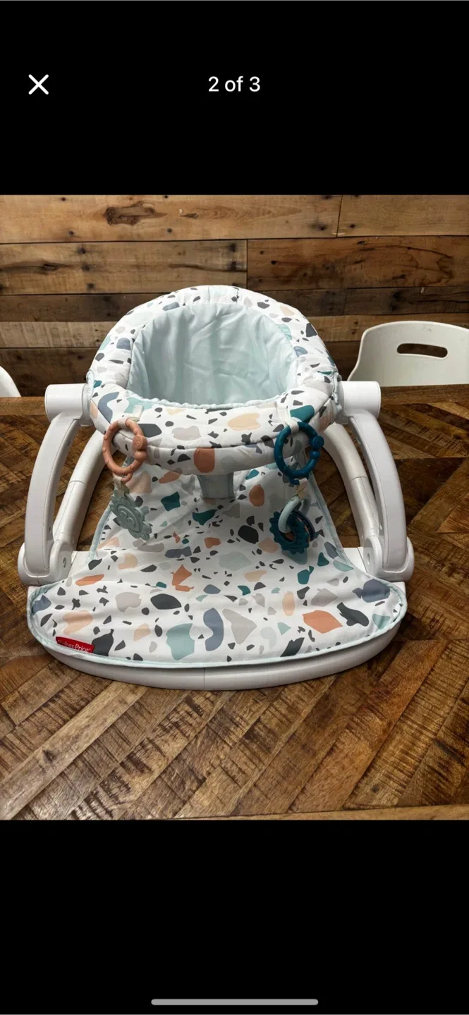 Fisher-Price Portable Baby Chair Sit-Me-Up Floor Seat thumbnail
