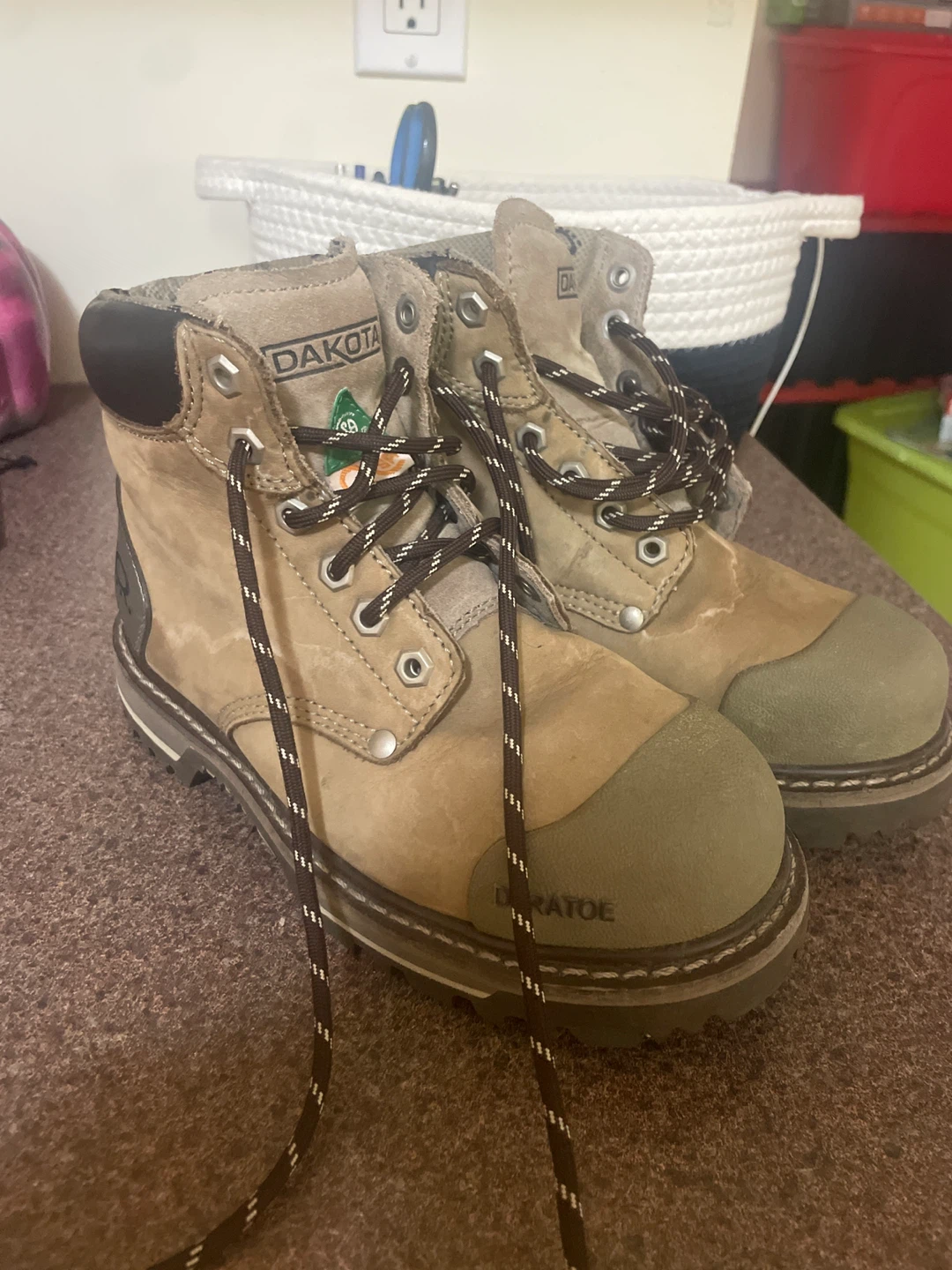 Dakota Work Boots - Size 7