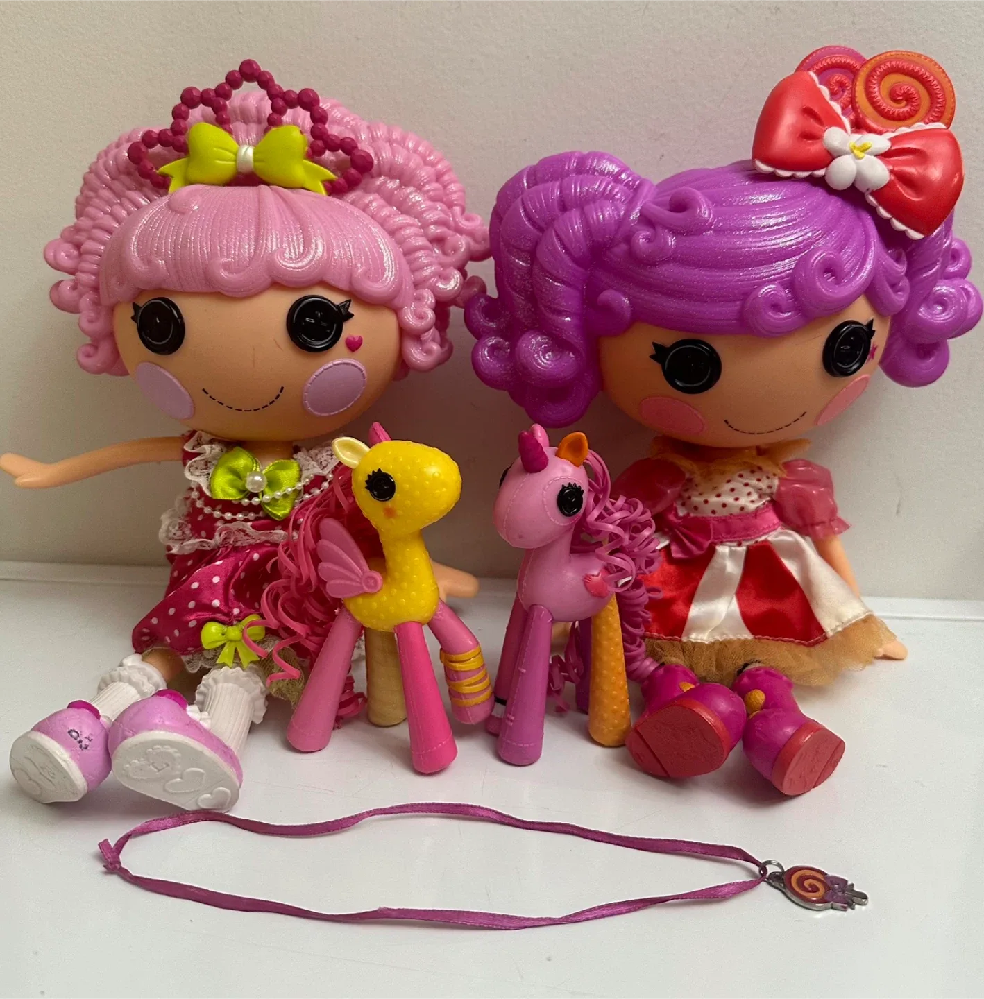 Lalaloopsy Dolls Peanut & Jewel Sparkles with ponies & necklace thumbnail
