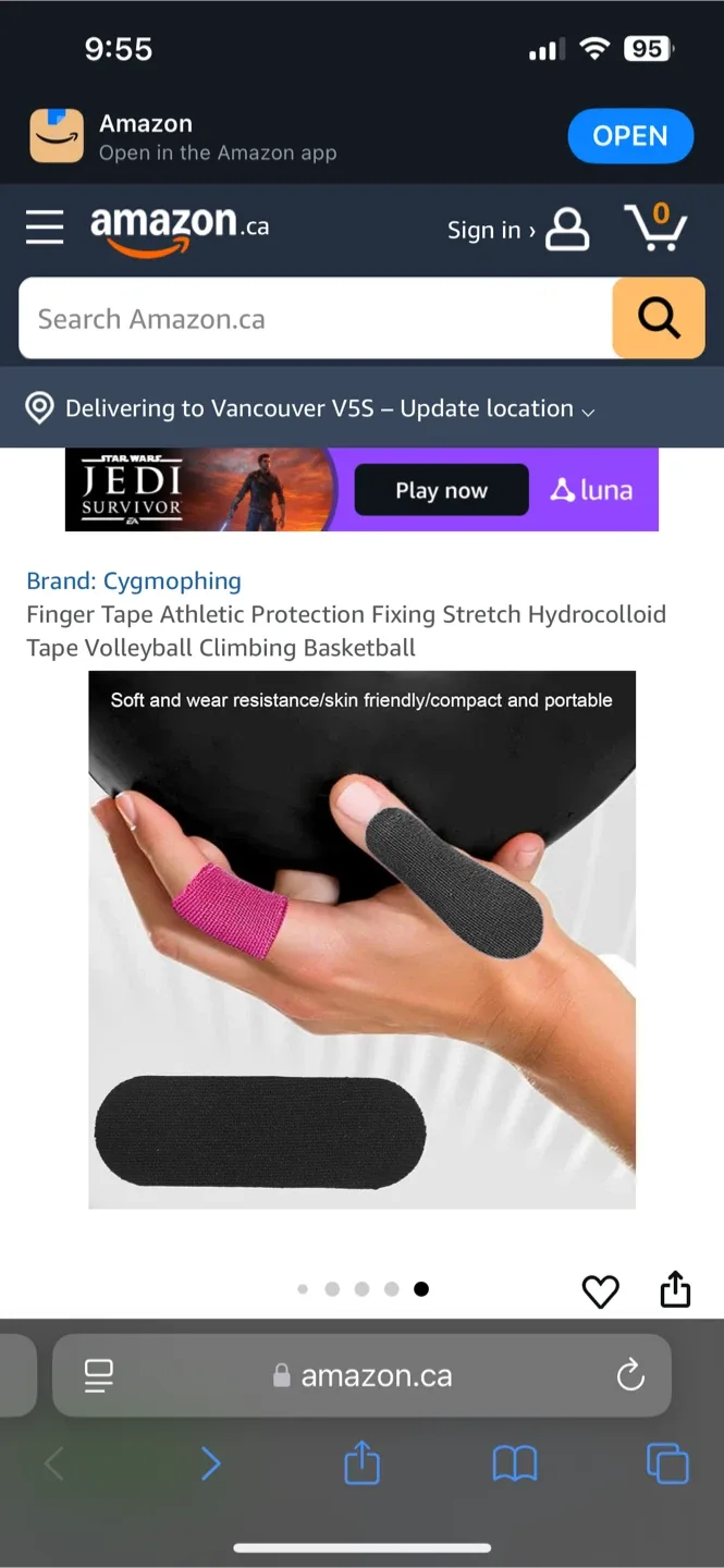 Finger Tape - Athletic Protection 30pcs image indicator(5)