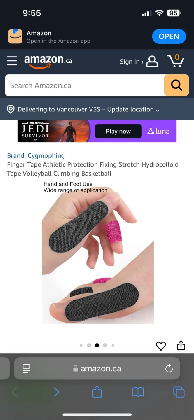 Finger Tape - Athletic Protection 30pcs image indicator(4)