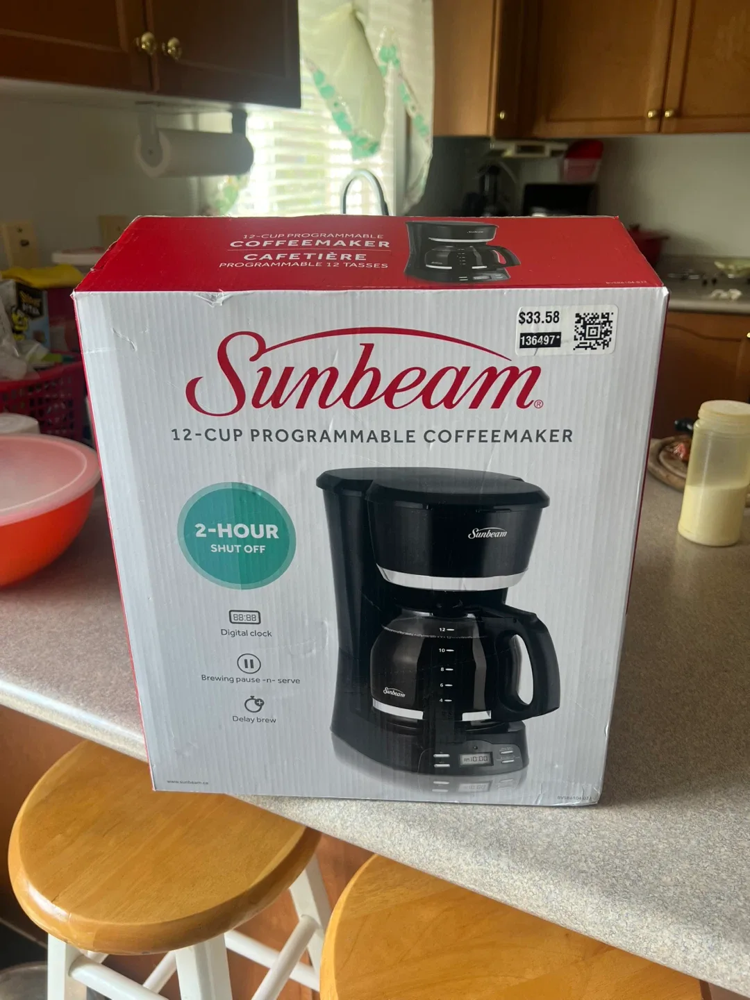 New Sunbeam 12-Cup Programmable Coffeemaker thumbnail