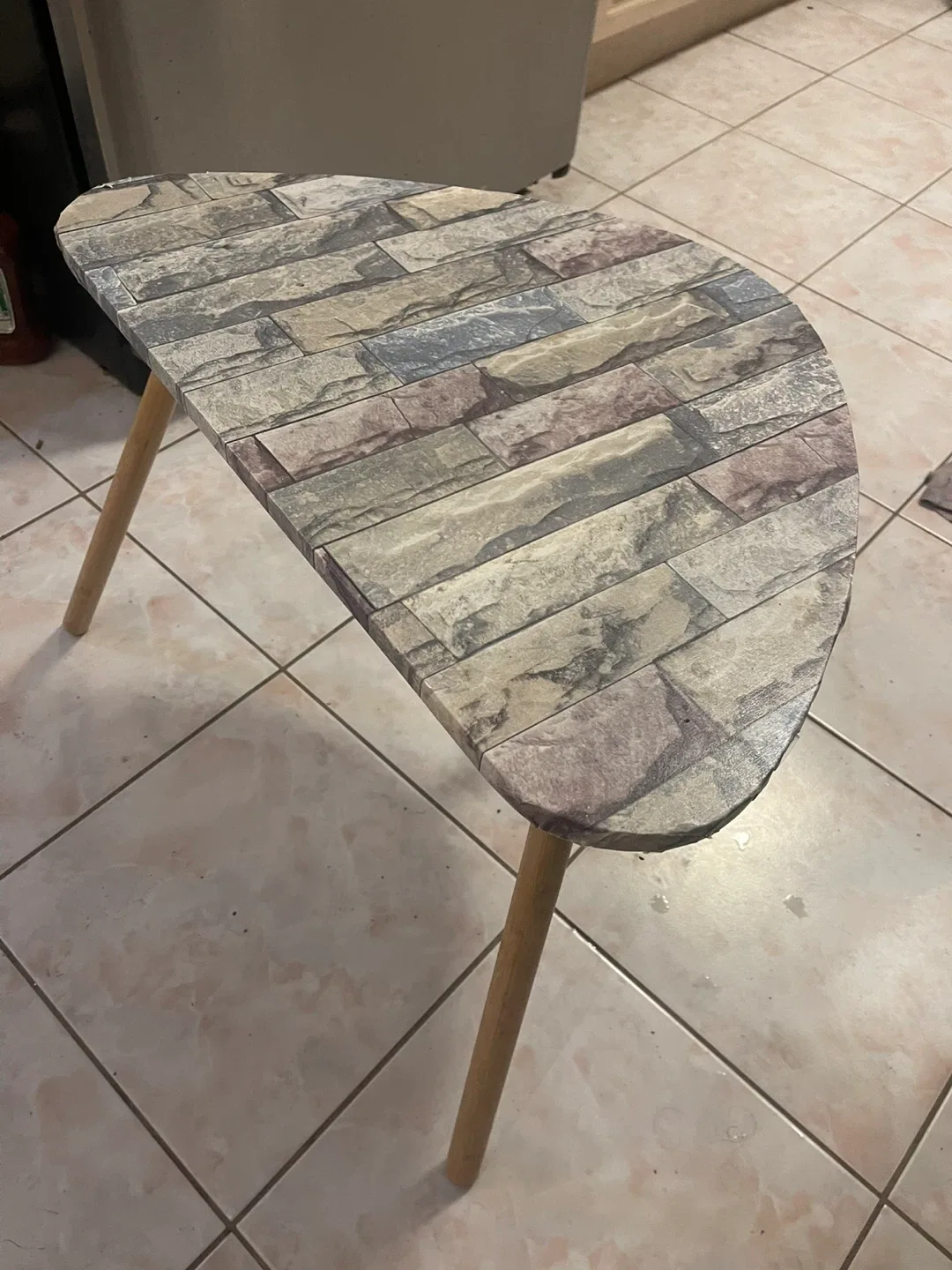 Unique Half-Moon Accent Table thumbnail