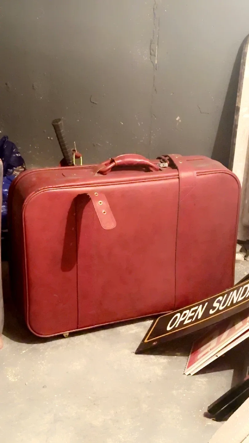 Vintage Red Suitcase thumbnail