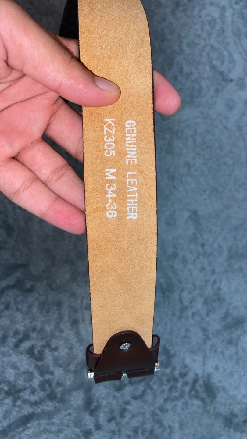 Genuine Leather Belt Size M 34-36 image indicator(2)