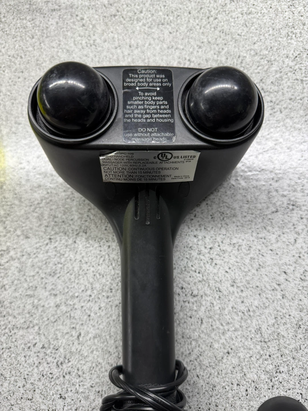 Naipo Handheld Heated Massager with Attachments