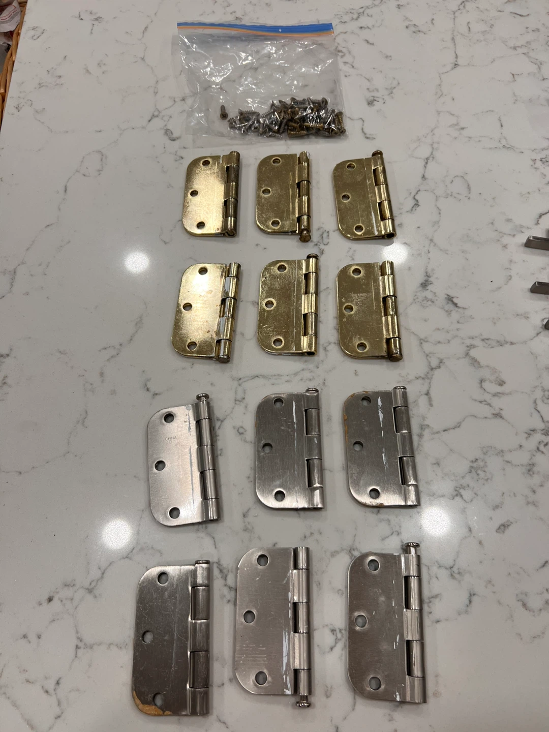 Door Knobs & Hinges - Brushed Nickel & Brass - photo 4