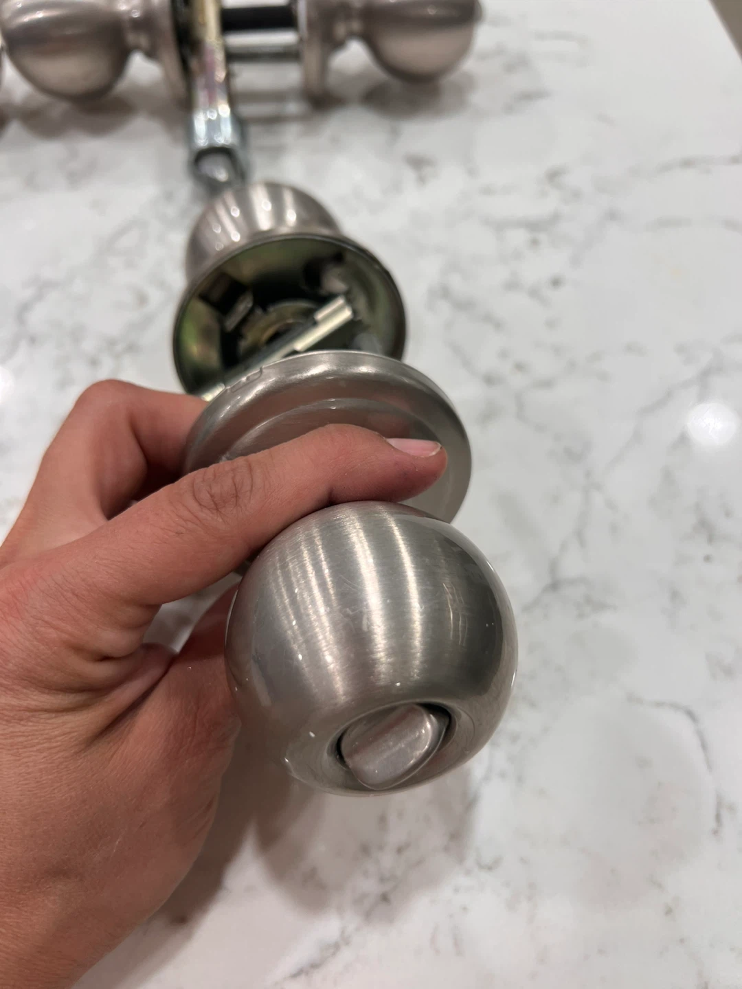 Door Knobs & Hinges - Brushed Nickel & Brass - photo 3