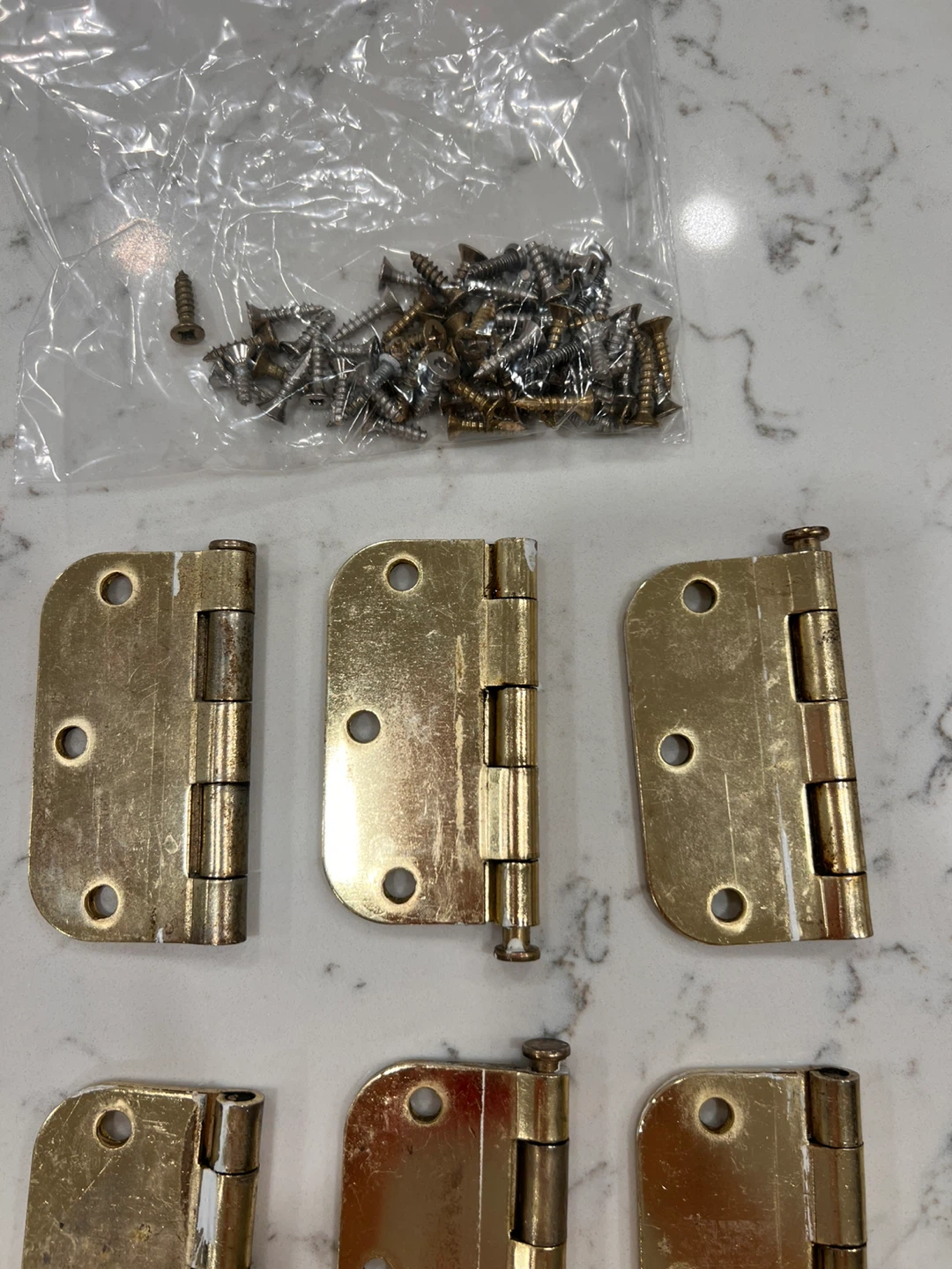 Door Knobs & Hinges - Brushed Nickel & Brass - photo 5