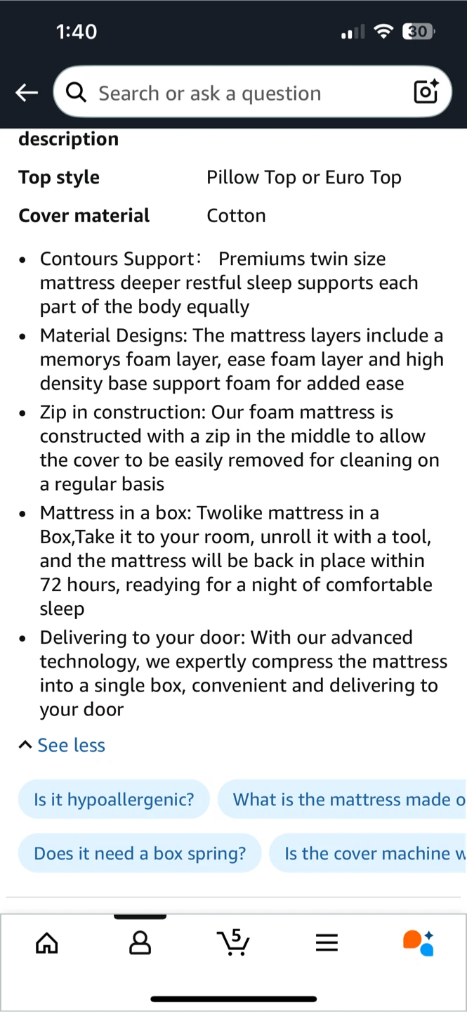 Brand New ergonomic twin size Mattress - photo 5