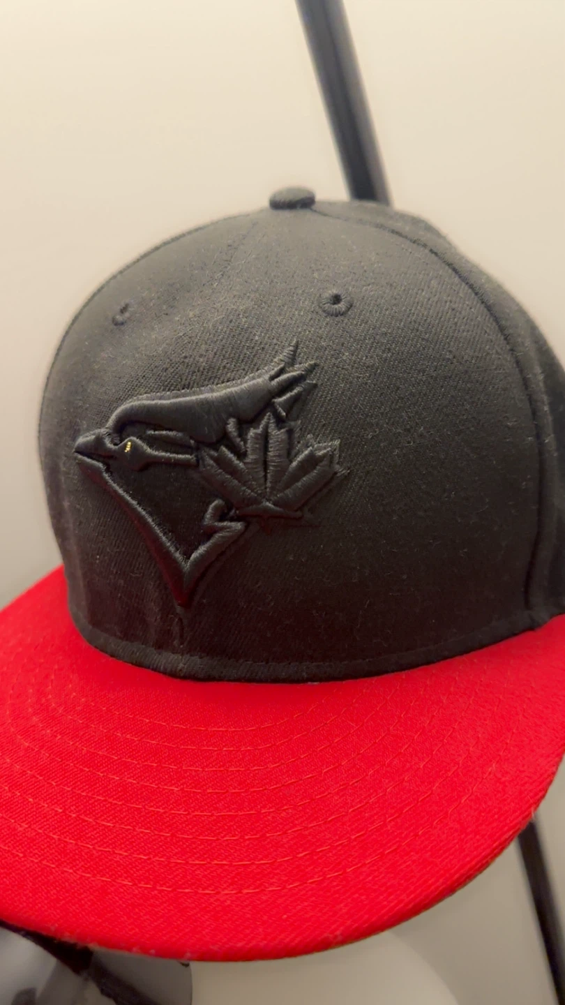 Marcus Stroman New Era Toronto Blue Jays Fitted Cap Size 6 7/8 - photo 2