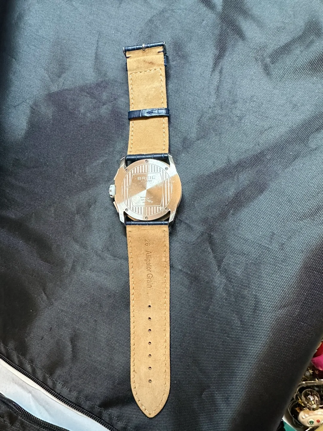 Breil Milano Watch with Blue Alligator Grain Strap image indicator(5)