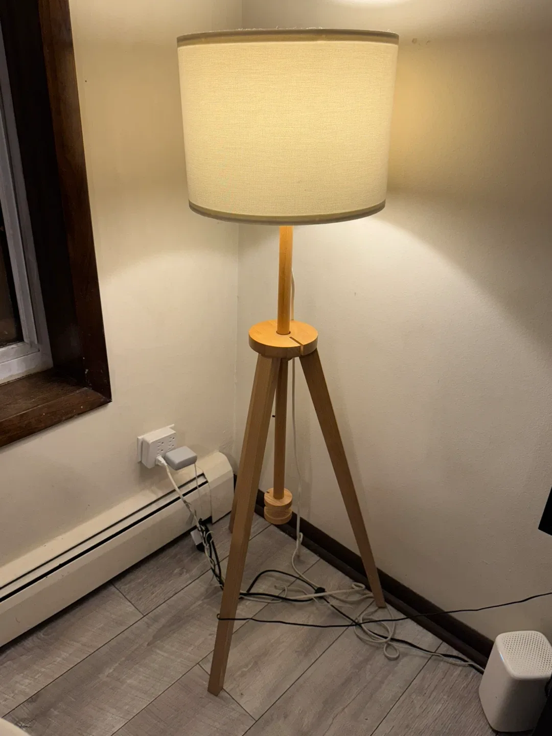 IKEA LAUTERS Floor Lamp - Ash/White image indicator(2)