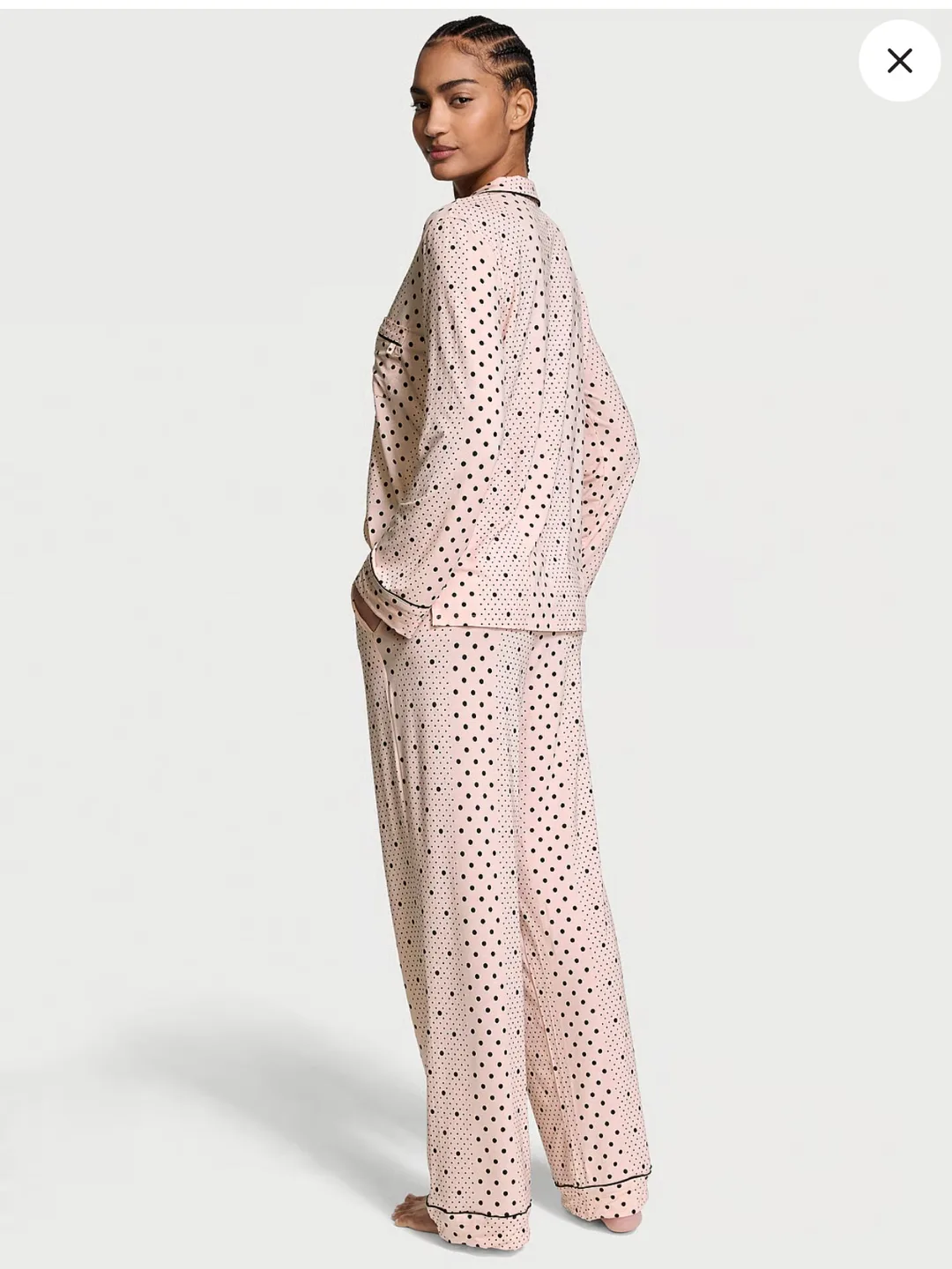 Victoria's Secret Pink Polka Dot Pajama Set image indicator(2)