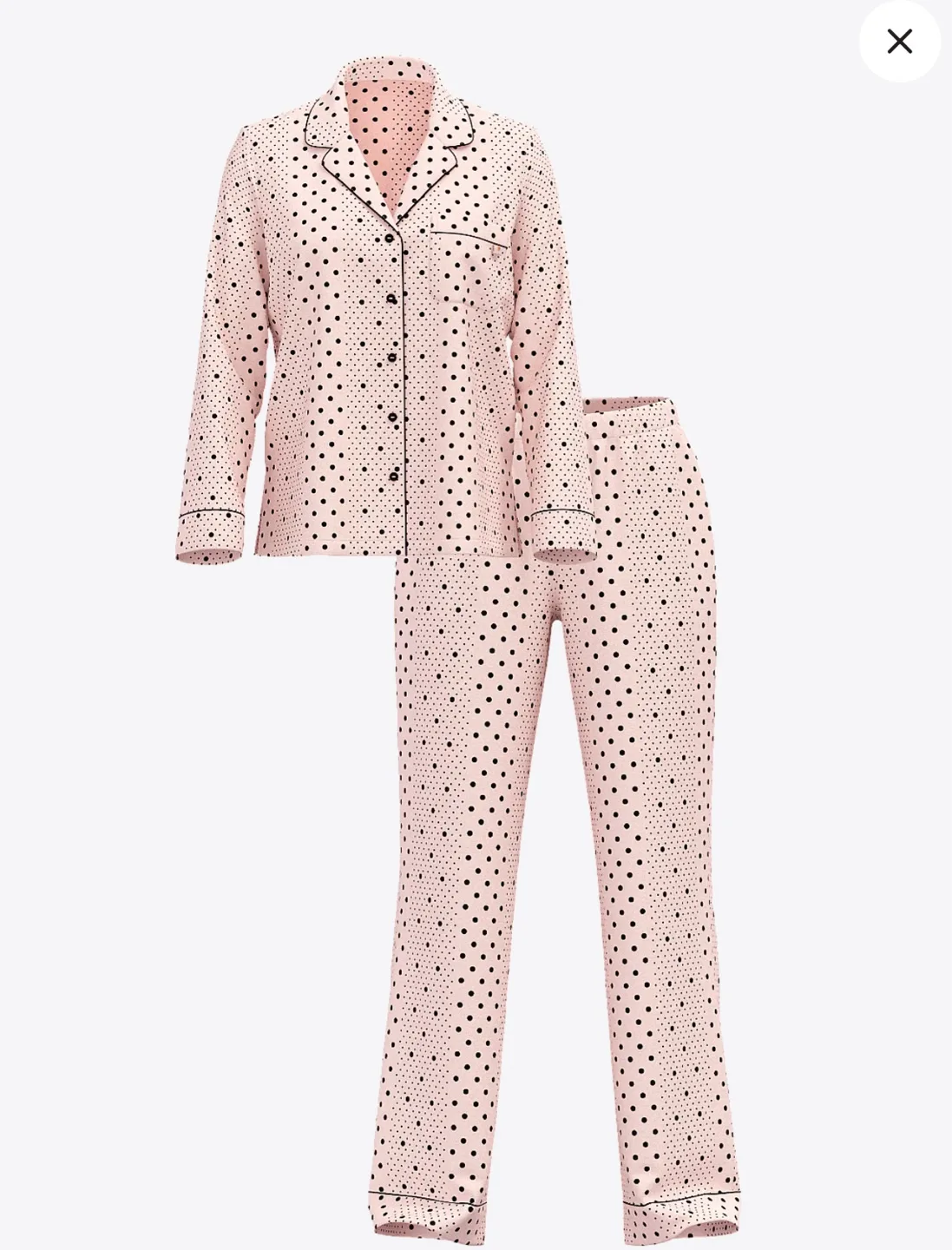 Victoria's Secret Pink Polka Dot Pajama Set image indicator(3)