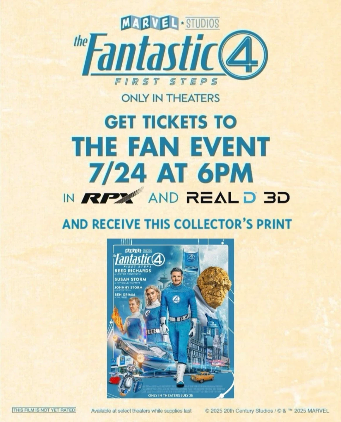 The Fantastic Four… (Regal Exclusive) LE Collector’s Print - photo 2
