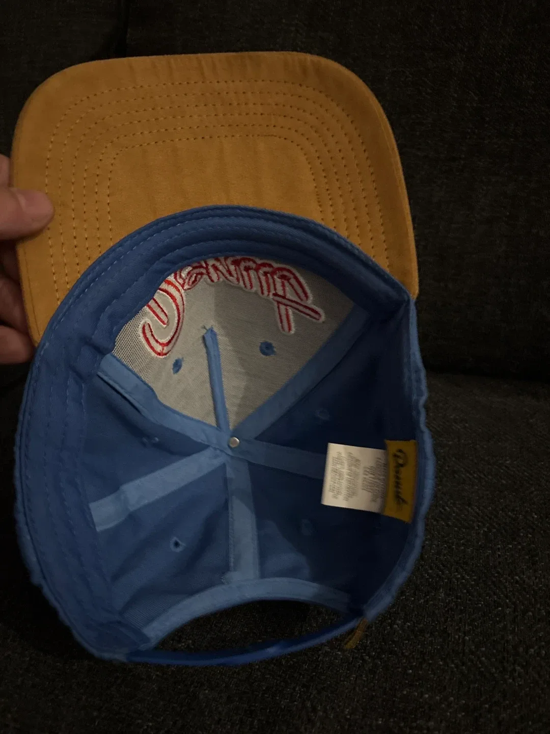 Donut Brand Blue and Brown Baseball Cap image indicator(2)