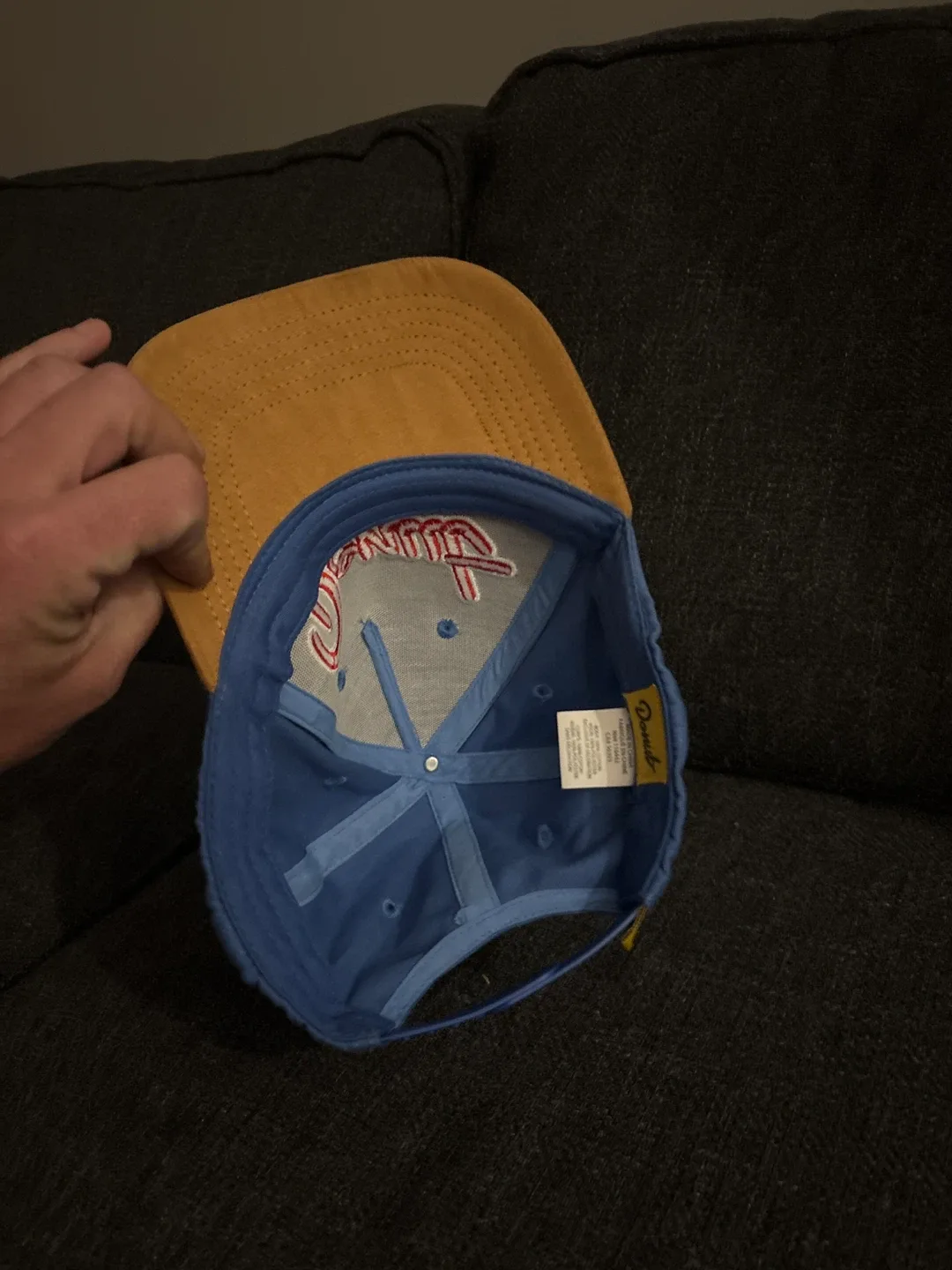 Donut Brand Blue and Brown Baseball Cap image indicator(3)