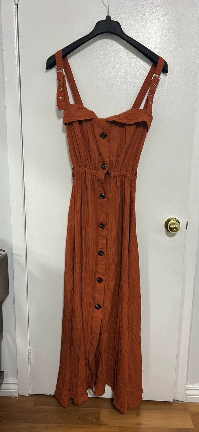 Denim Maxi Dress - photo 4