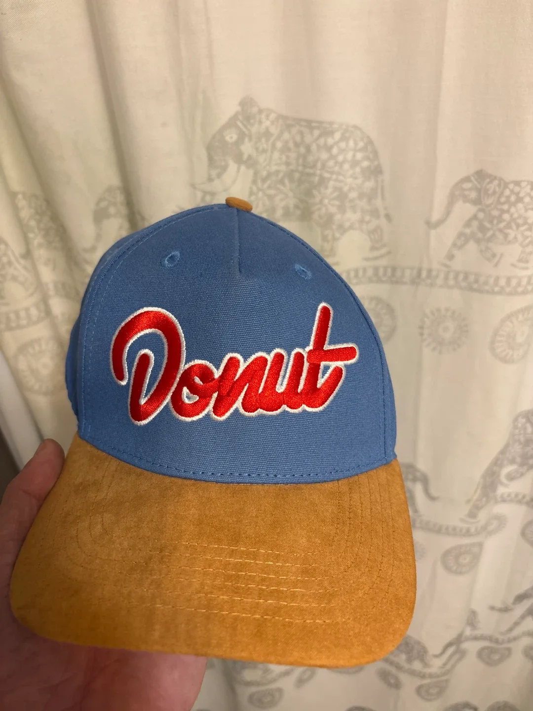 Donut Brand Blue and Brown Baseball Cap image indicator(4)