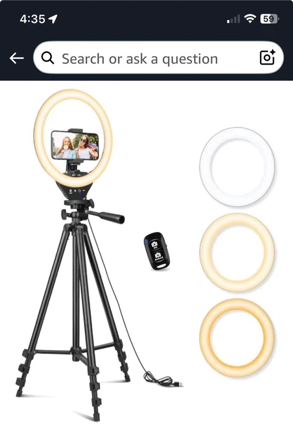 BRAND NEW 10" Ring Light with Tripod Stand thumbnail