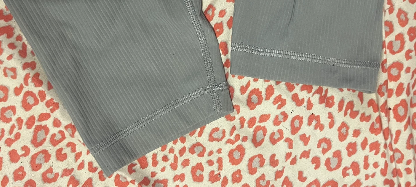 Lululemon Align High-Rise Grey Cropped Leggings Size 8 - photo 3