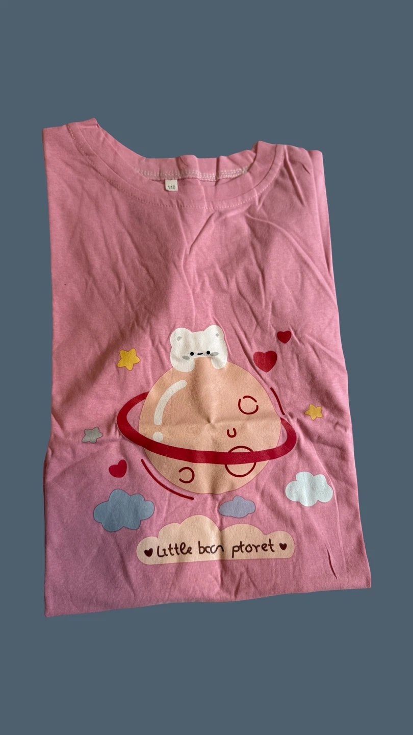 Pink Kids T-shirt, Size 140cm