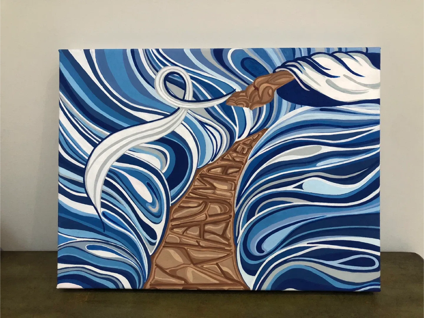 My paintings (mother and child) & (parting the sea) image indicator(3)