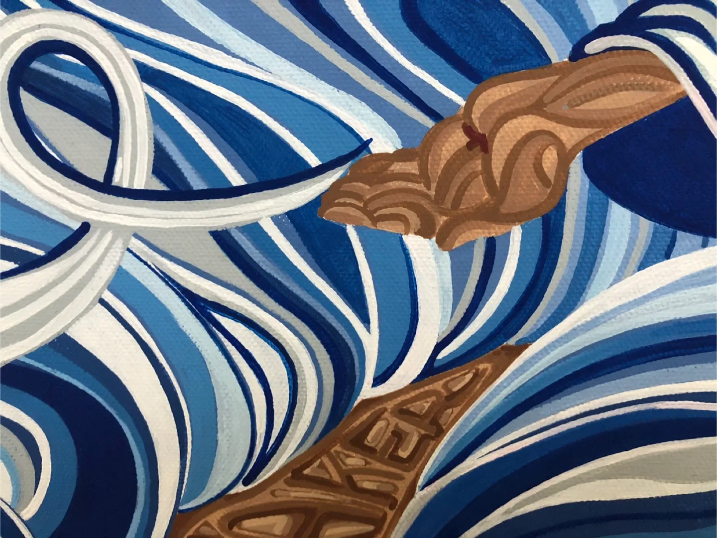 My paintings (mother and child) & (parting the sea) image indicator(5)