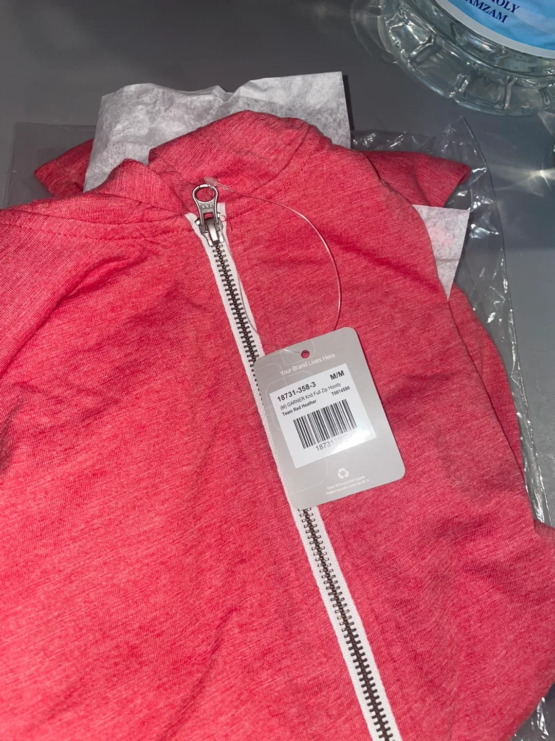 New Elevate GARNER Knit Full Zip Hoodie - Medium image indicator(2)