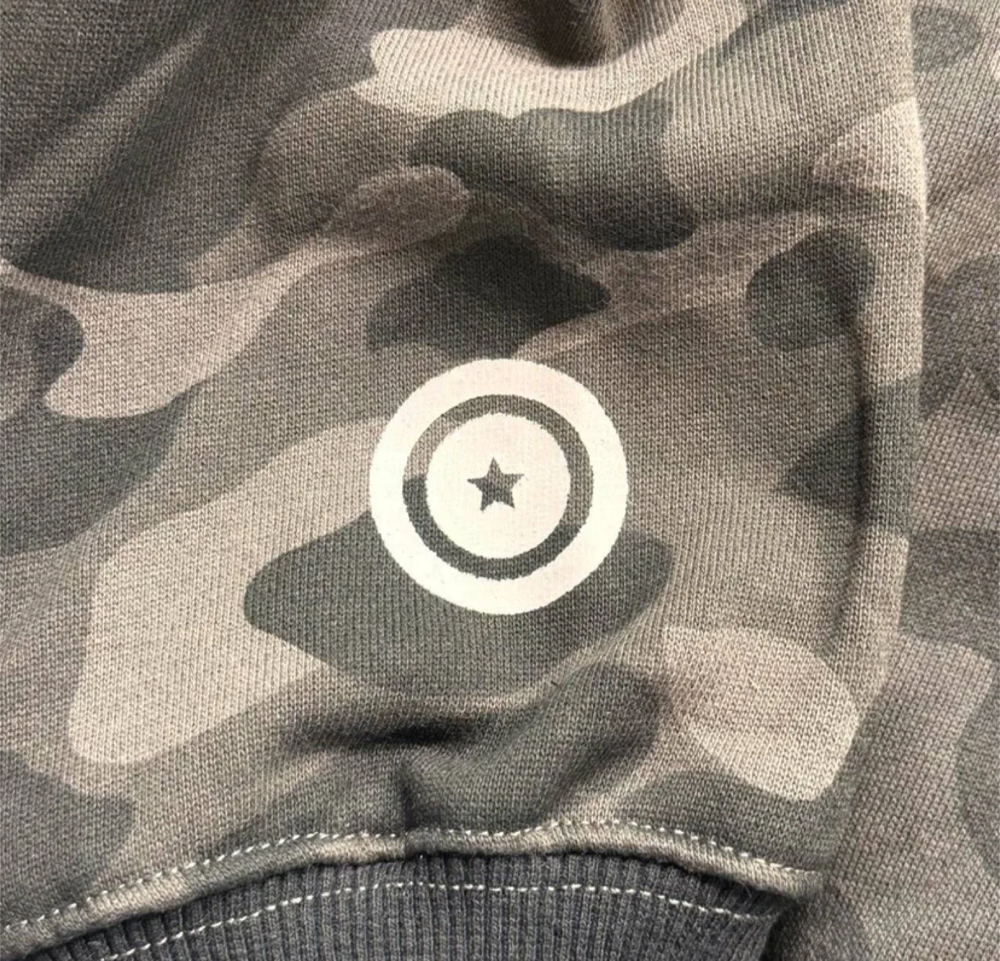 Bape Shark Full Zip Hoodie Black Camo WGM Double Hood image indicator(5)