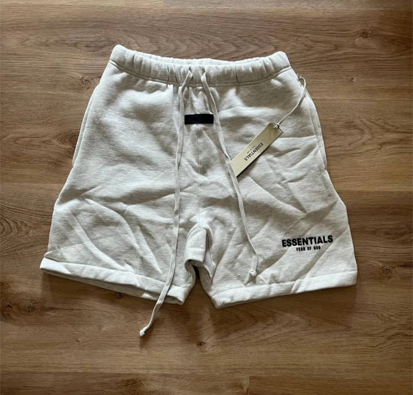 Essentials Fear Of God Light Oatmeal Shorts Men’s