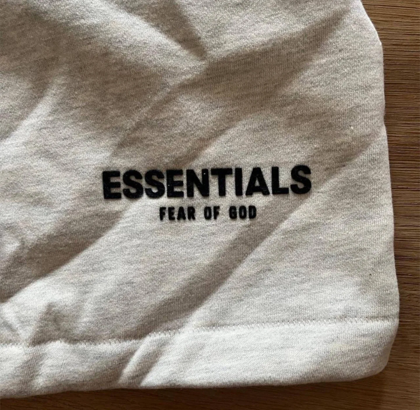 Essentials Fear Of God Light Oatmeal Shorts Men’s image indicator(4)