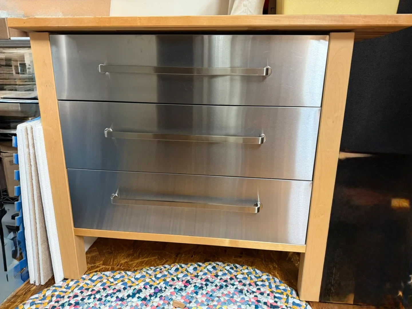 IKEA Stainless Steel Drawer Unit thumbnail