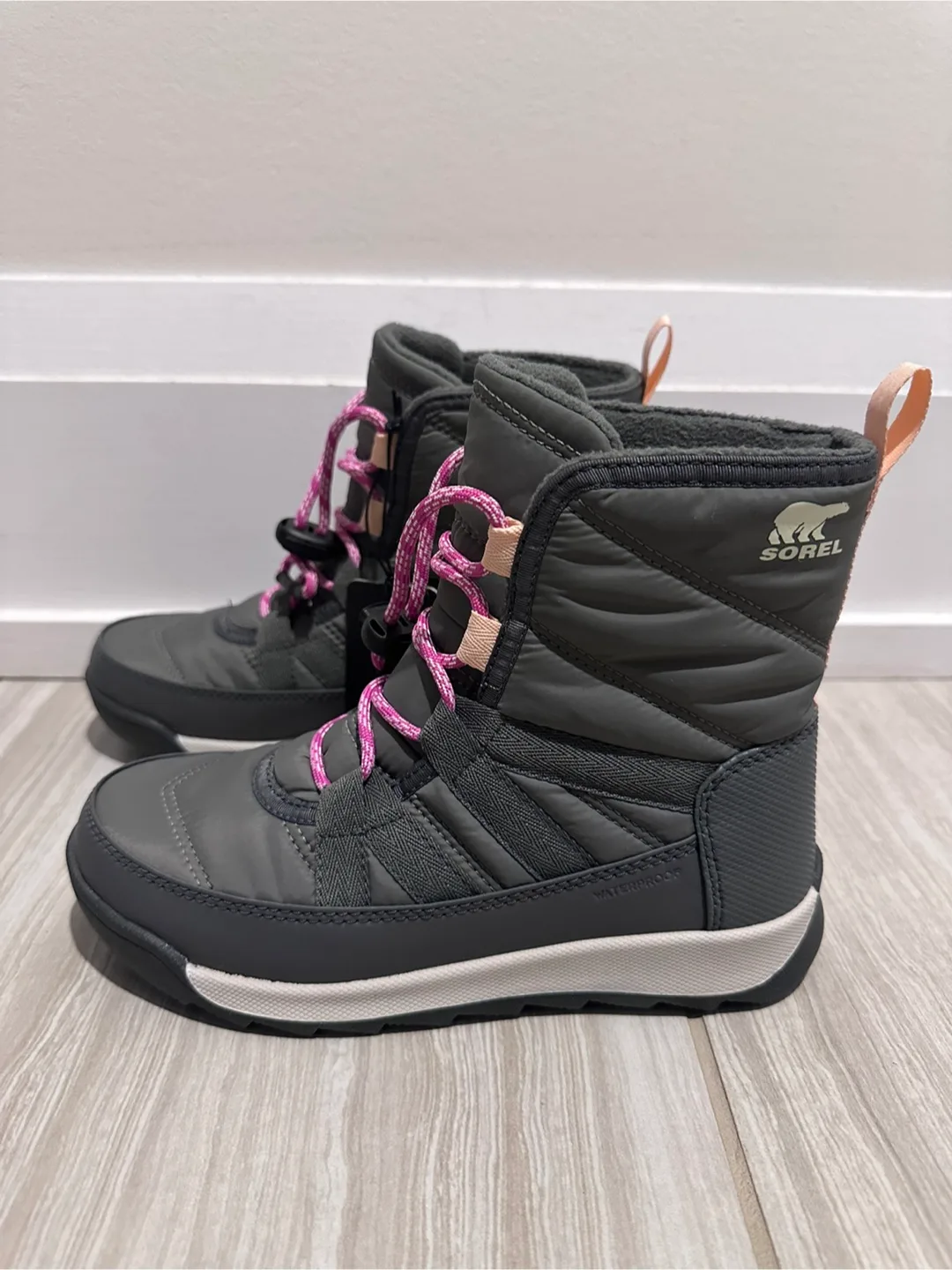 New Sorel Whitney II Plus Lace Youth Winter Boots Size 2 thumbnail