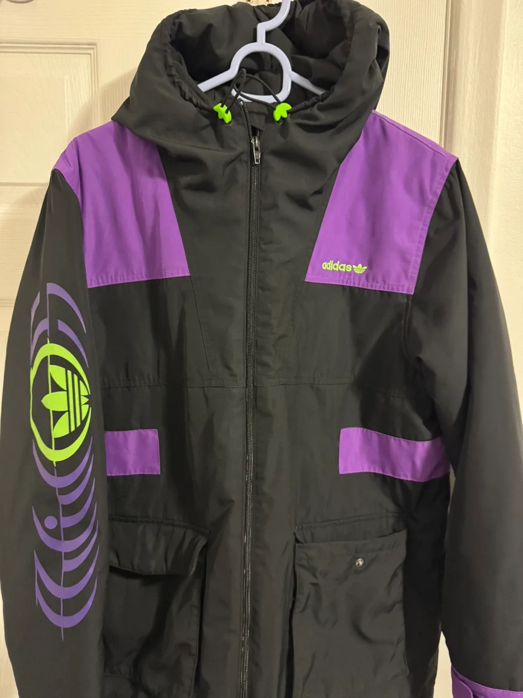 Adidas 2020 Trefoil 3 Stripes Jacket (Large) image indicator(2)