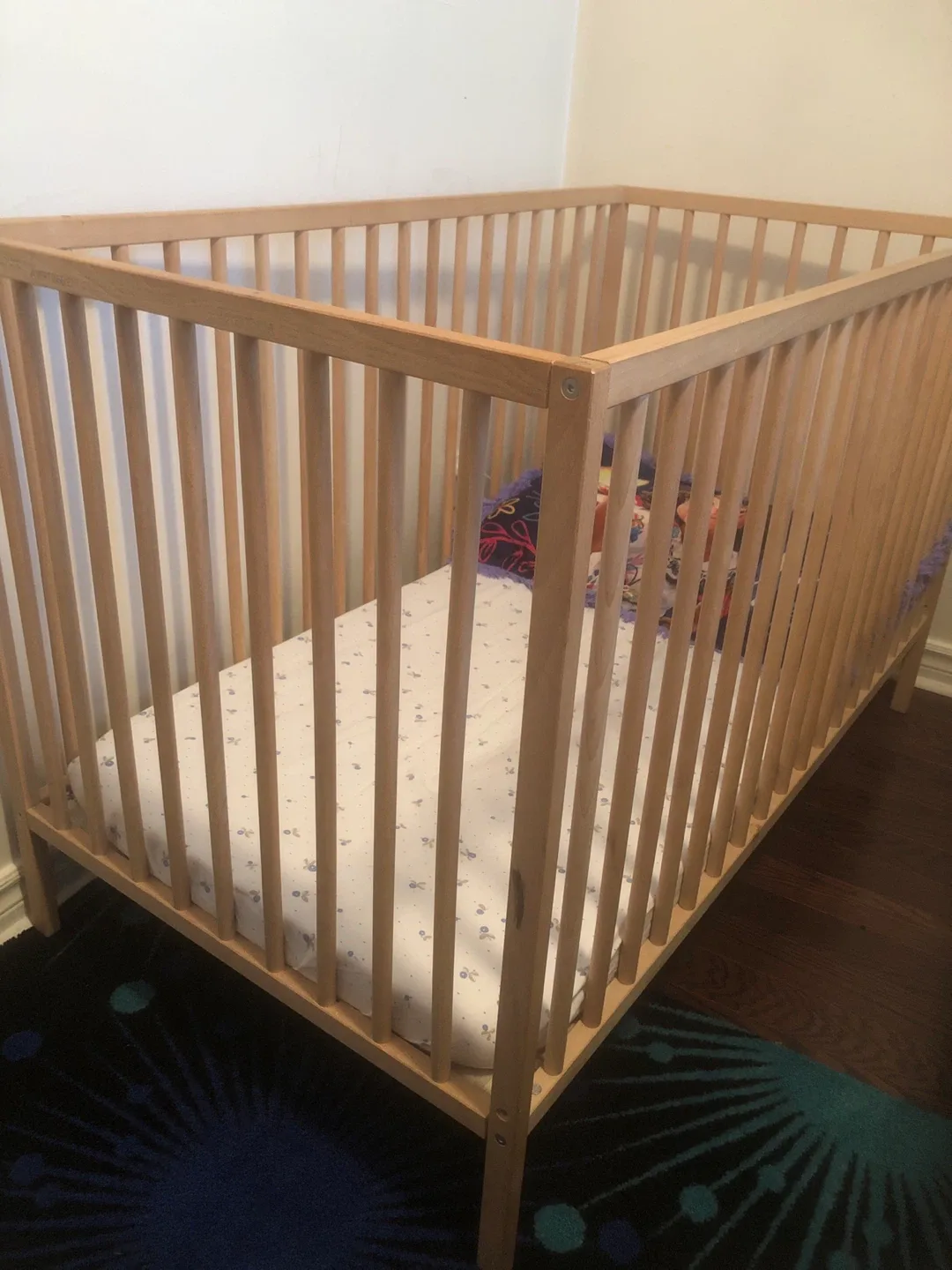 Wooden Baby Crib image indicator(4)