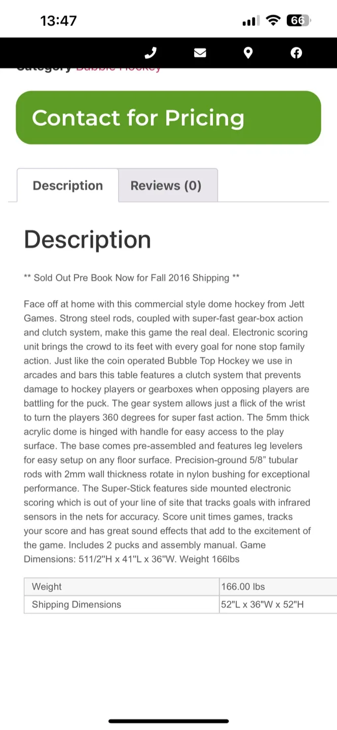 Bubble Hockey Table image indicator(6)