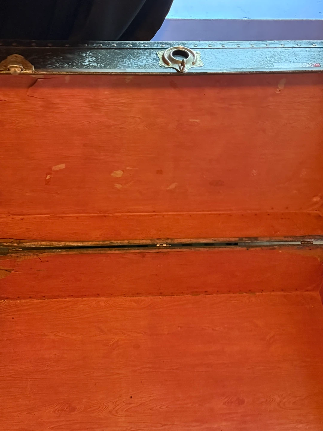SALE Vintage chest storage - steamer trunk - photo 4