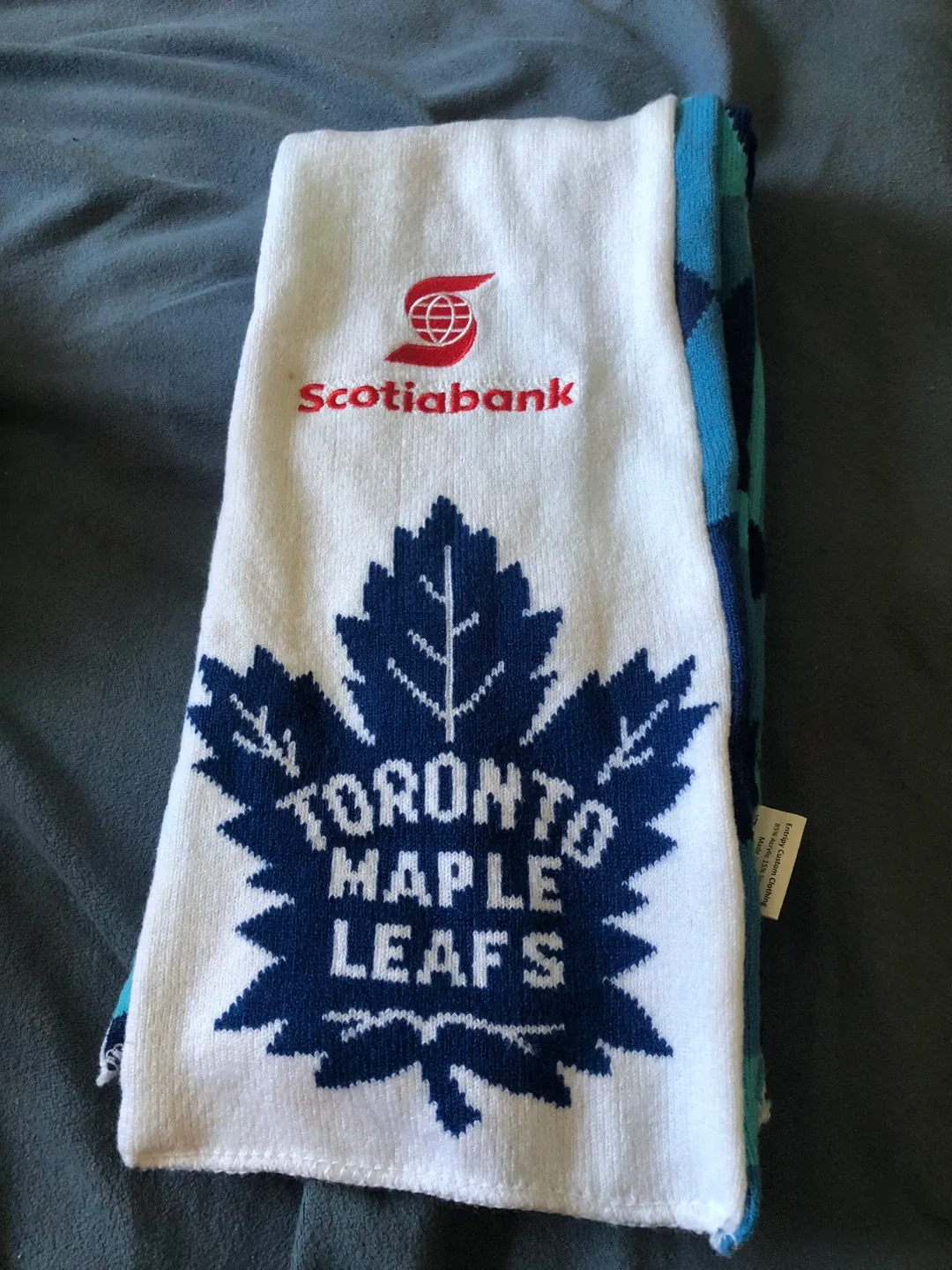 Scotiabank Arena Toronto Maple Leafs Inaugural Season Towel thumbnail