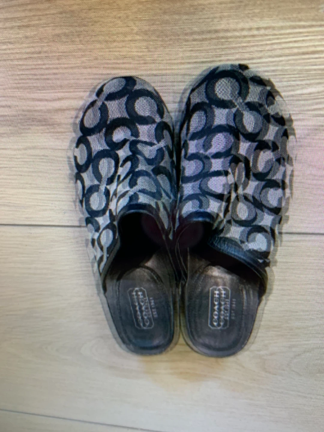 Coach clogs size 7.