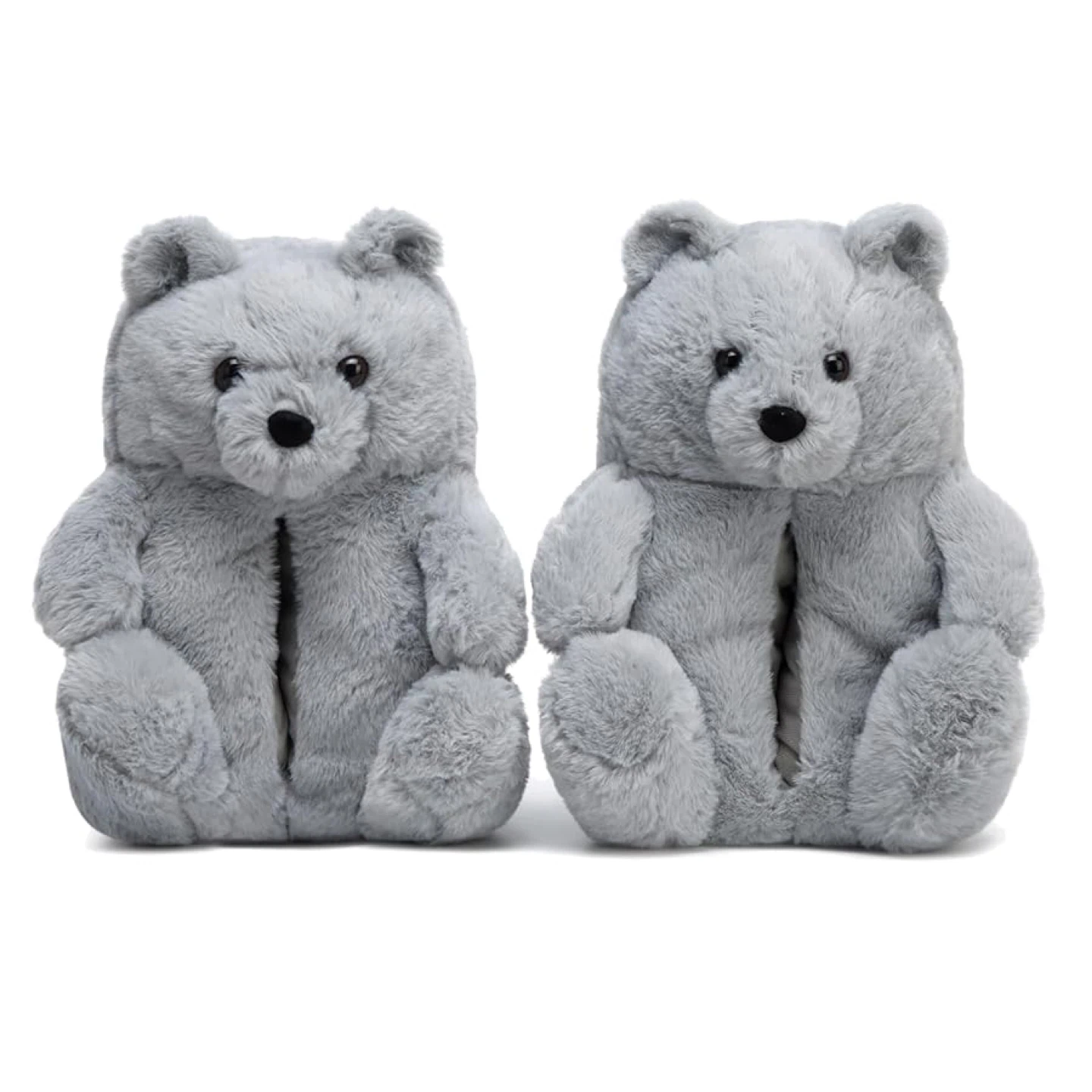 Brand new Fluffy Bear Slippers for Women -9.5 - photo 2