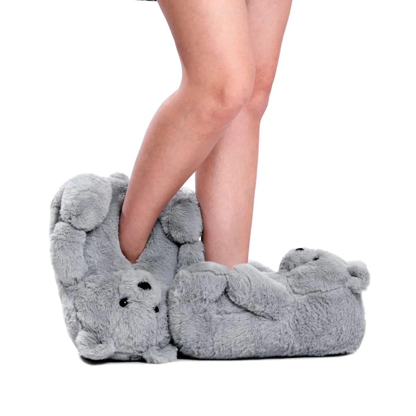 Brand new Fluffy Bear Slippers for Women -9.5 thumbnail