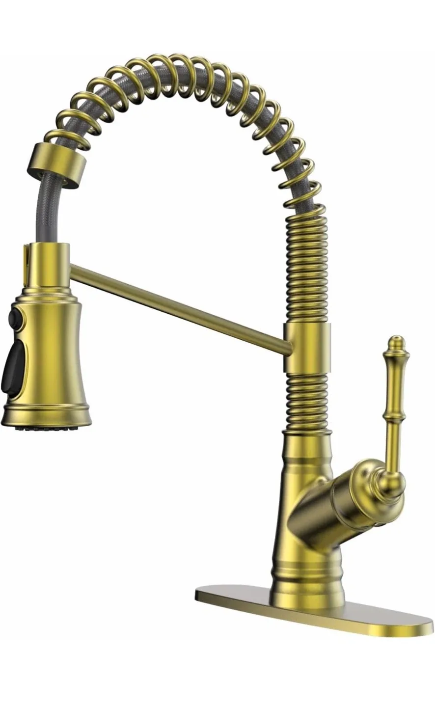 Single Level Kitchen Sink Faucet with Pull Down Sprayer thumbnail