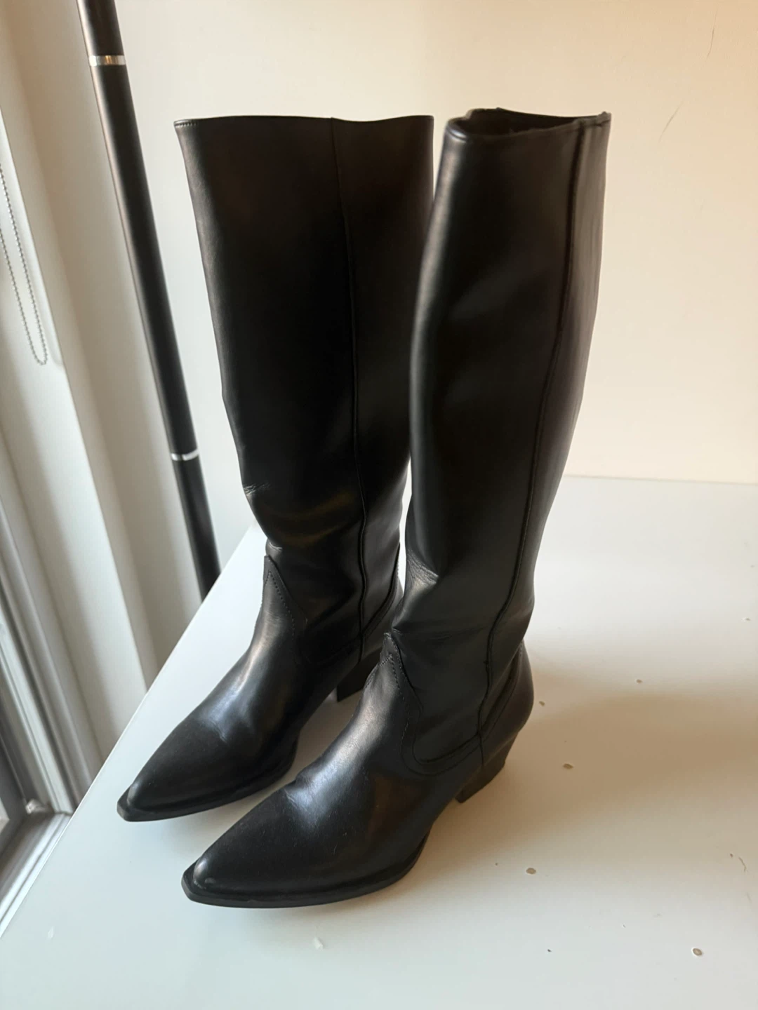 Zara Knee high Cowboy Boots - photo 2