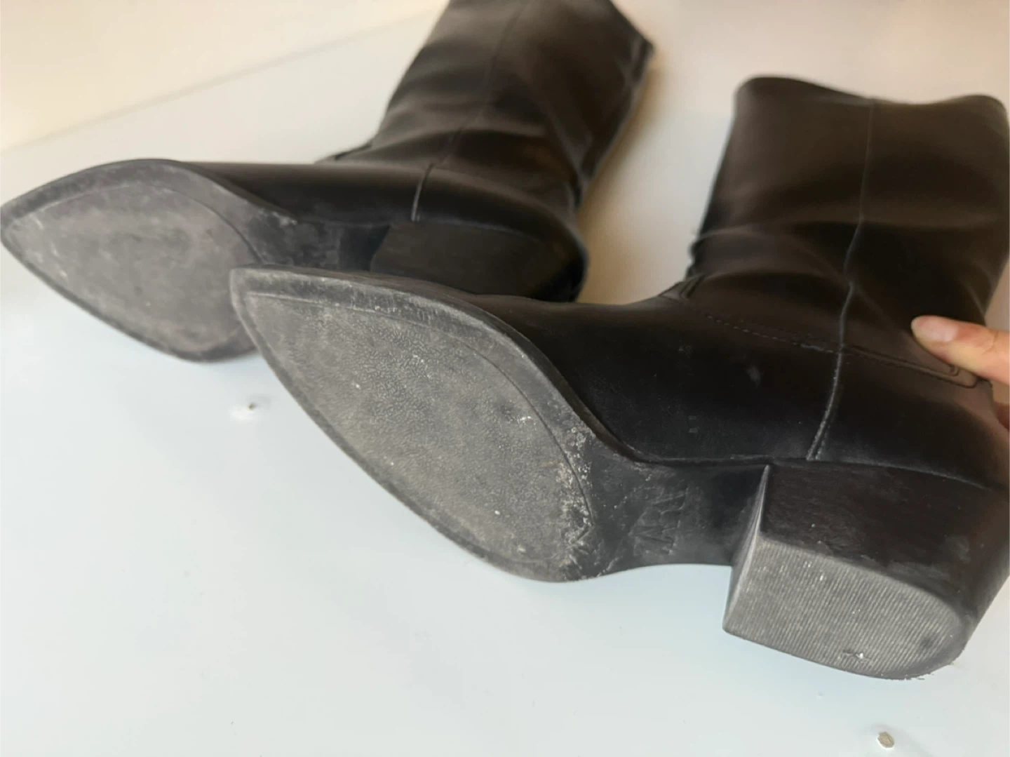 Zara Knee high Cowboy Boots - photo 4