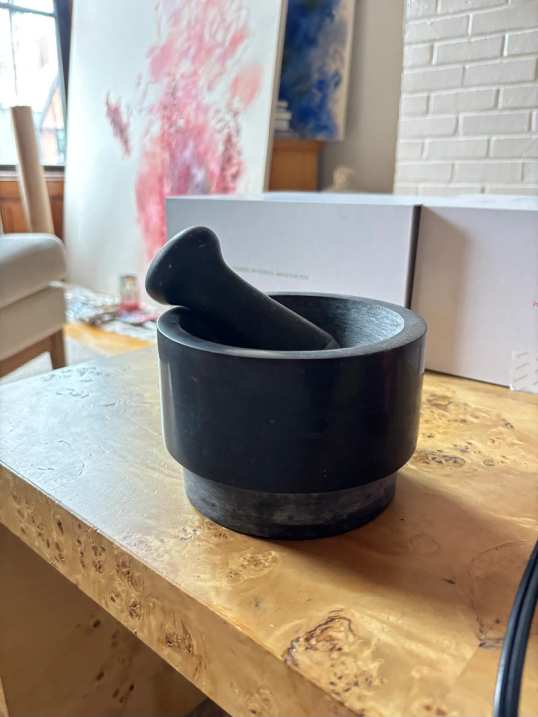 Black Mortar and Pestle Set - photo 3
