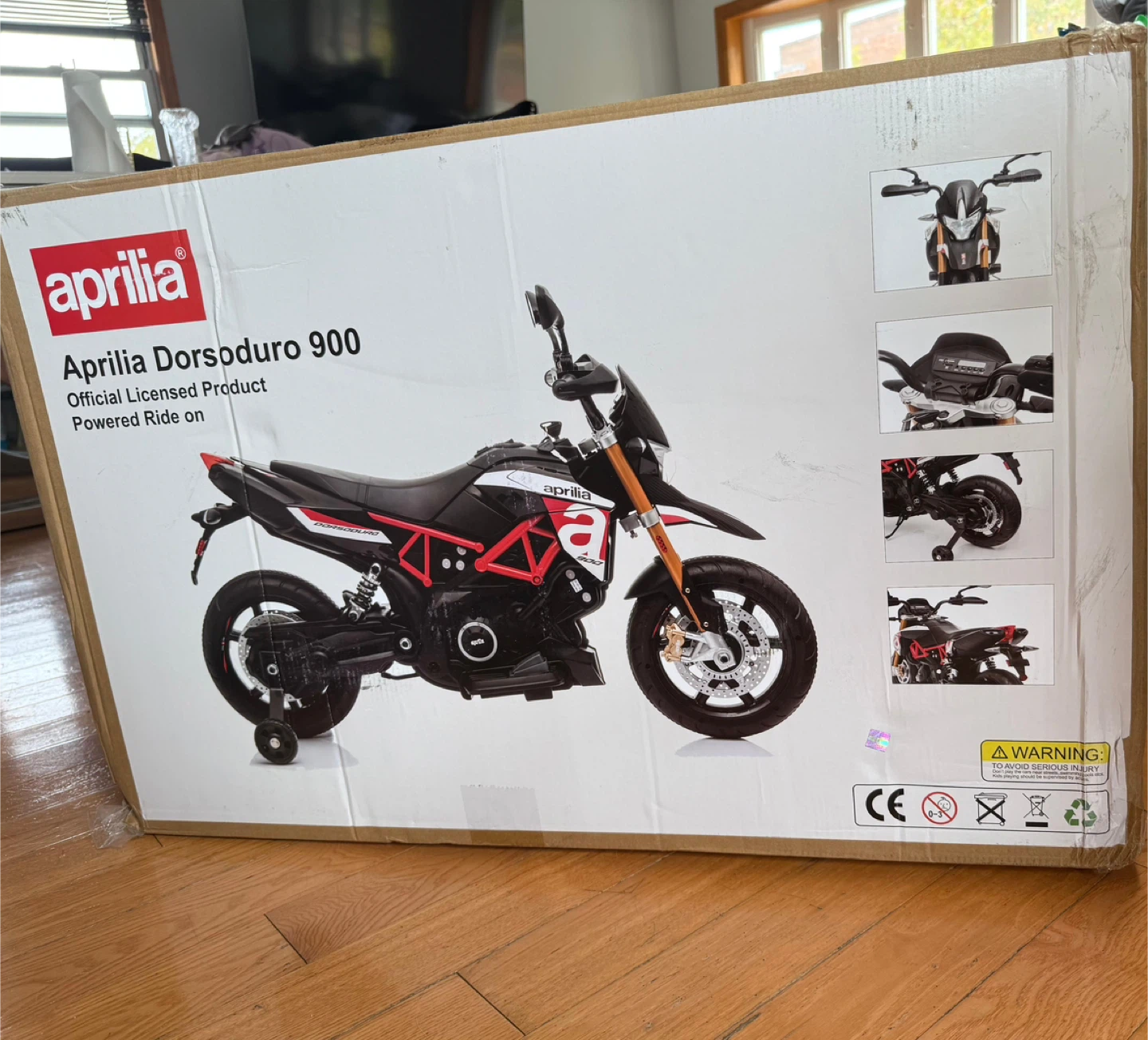 Aprilia Dorsoduro 900 Ride-On Motorcycle