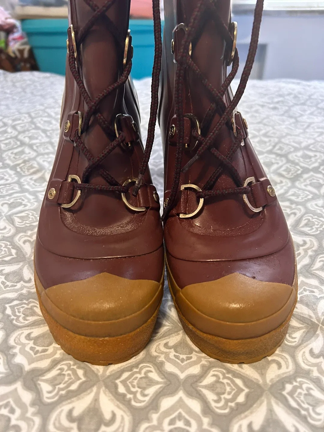 Hunter Women's Insulated Heeled Rain Boots - Size 7 image indicator(3)